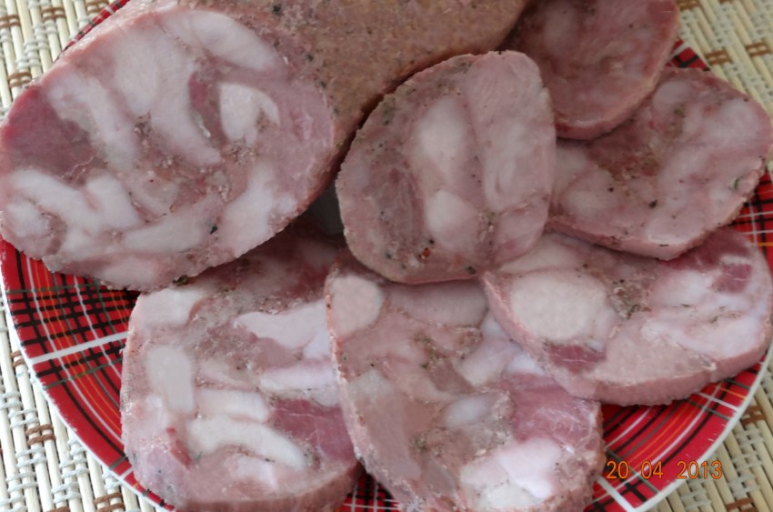 Рубленная куриная колбаса