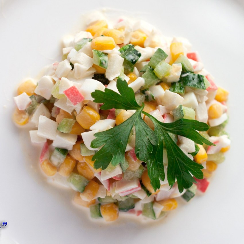 Крабовое мясо рецепты приготовления салатов