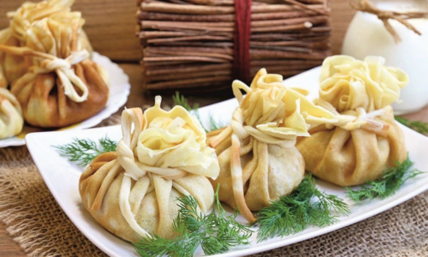 Блинчики с грибами