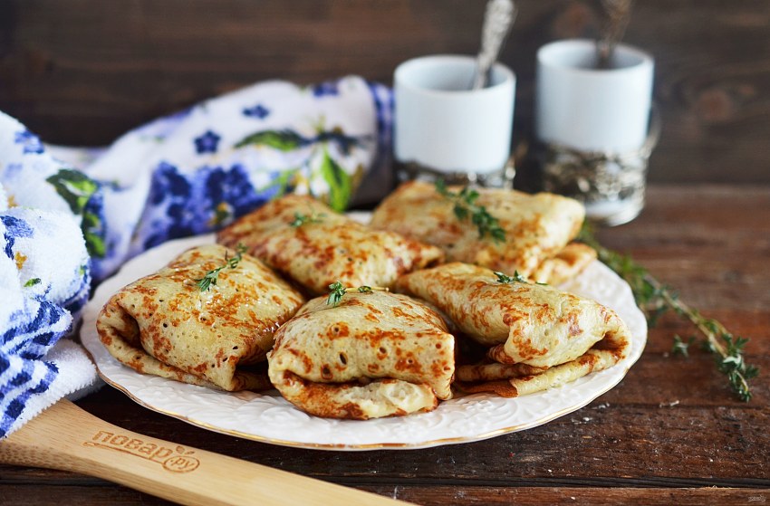Мешочки с начинкой