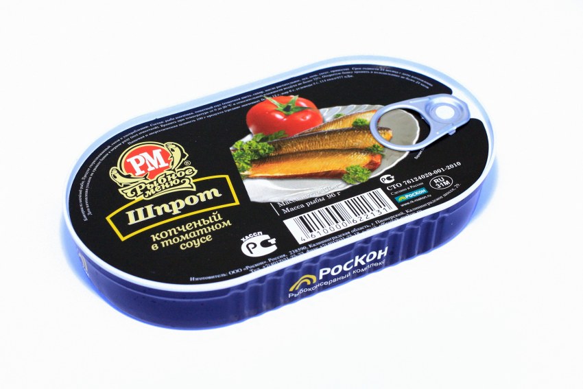 Шпроты из Черноморской кильки