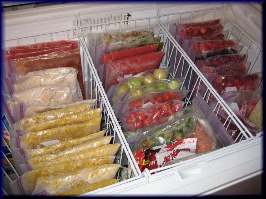 Заготовки продуктов впрок в морозилку