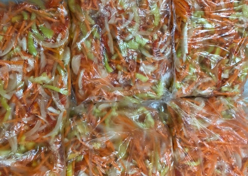 Продукты в морозилке