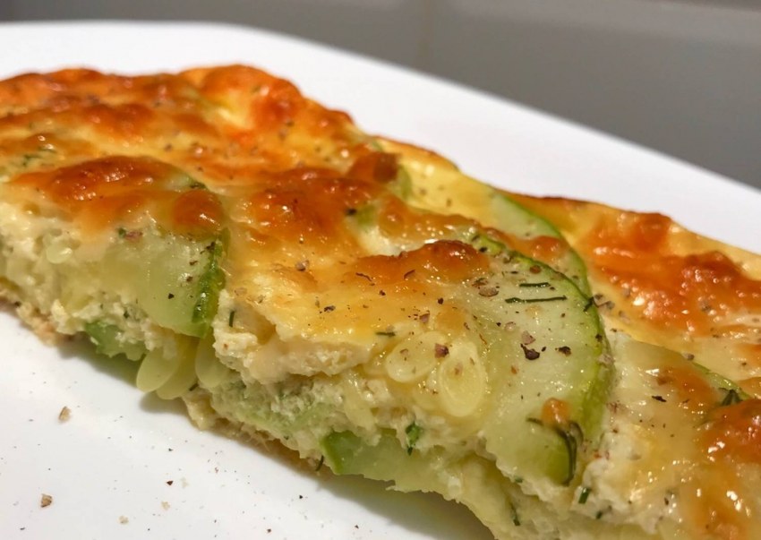Запеканка с макаронами и курицей