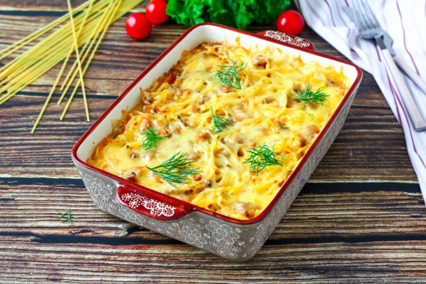 Грибная Кассероль.