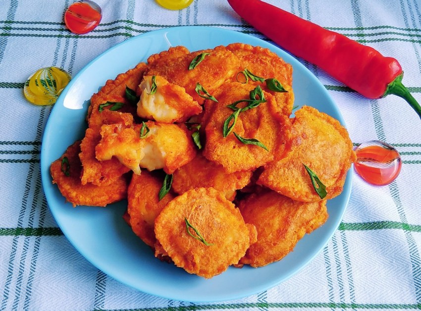 Манго запеченное судаком