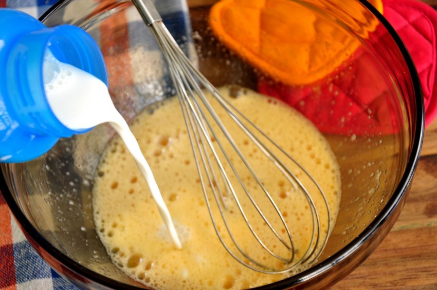 Fried Chicken batter with Milk