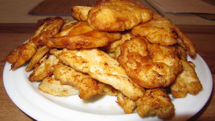 Куриная нога в кляре
