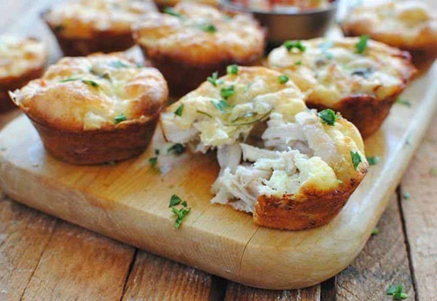 Маффины с курицей