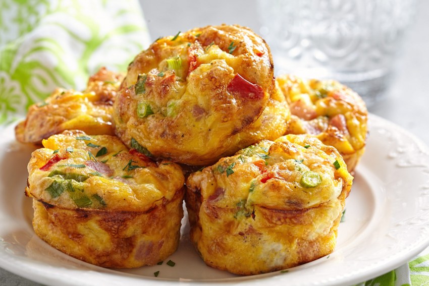Маффины с грибами и сыром