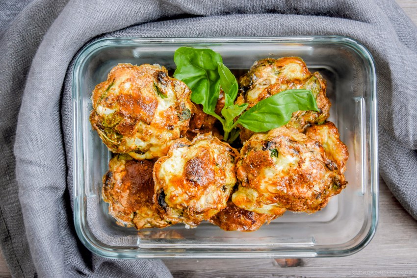 Куриные маффины с грибами