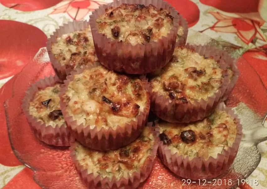 Маффины с сырным кремом
