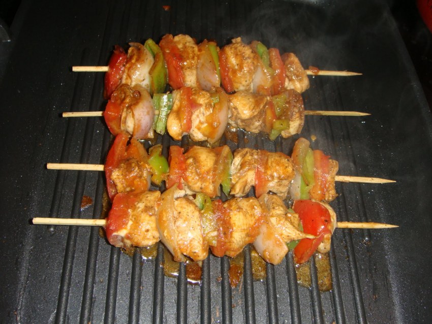 Куриные шашлычки якитори