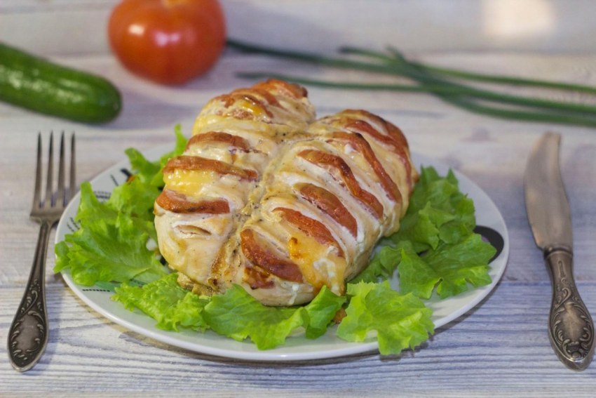 Куриная грудка по лигурийски