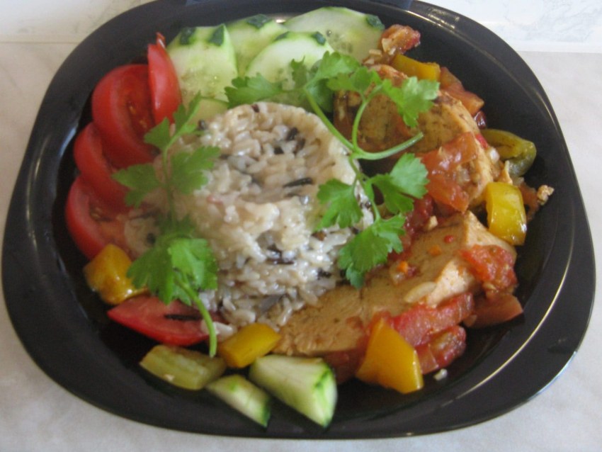 Куриная грудка по-кубински