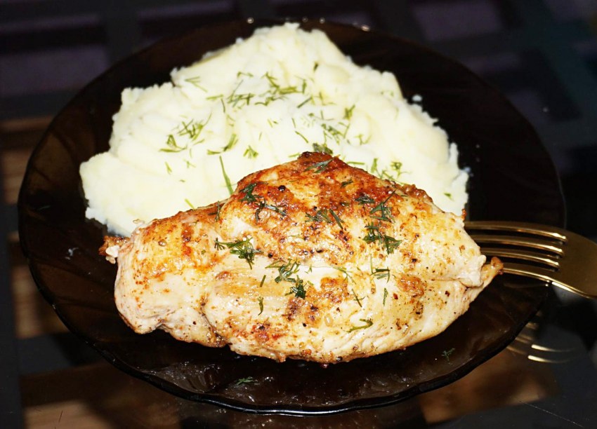 Курица с овощами сыром творожным