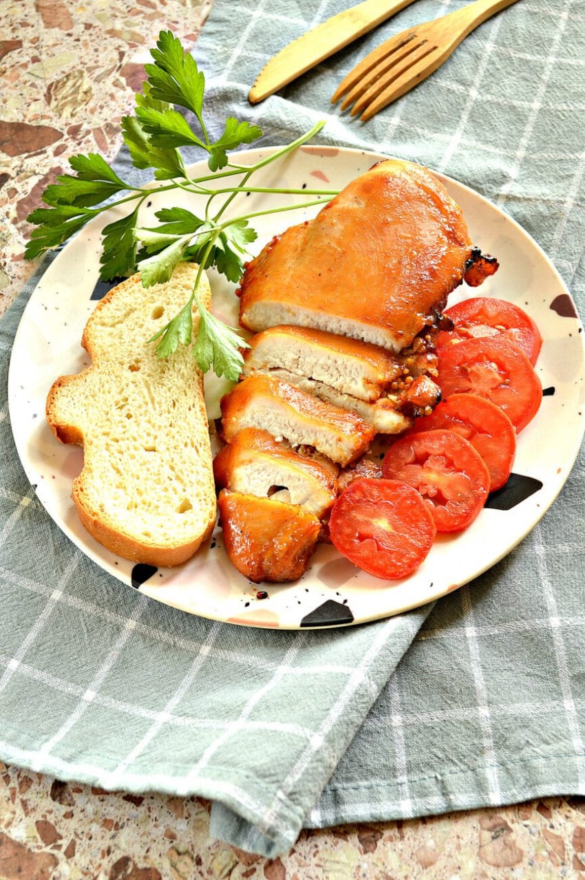 Куриная грудка карри