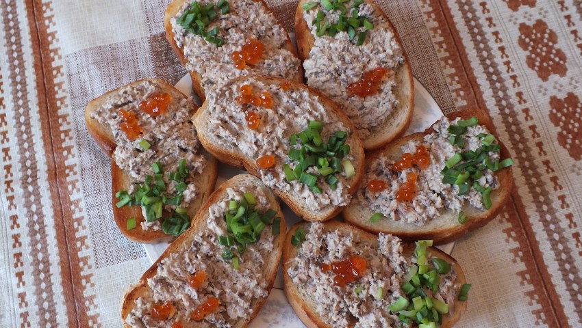 Бутерброды с рыбной пресервой