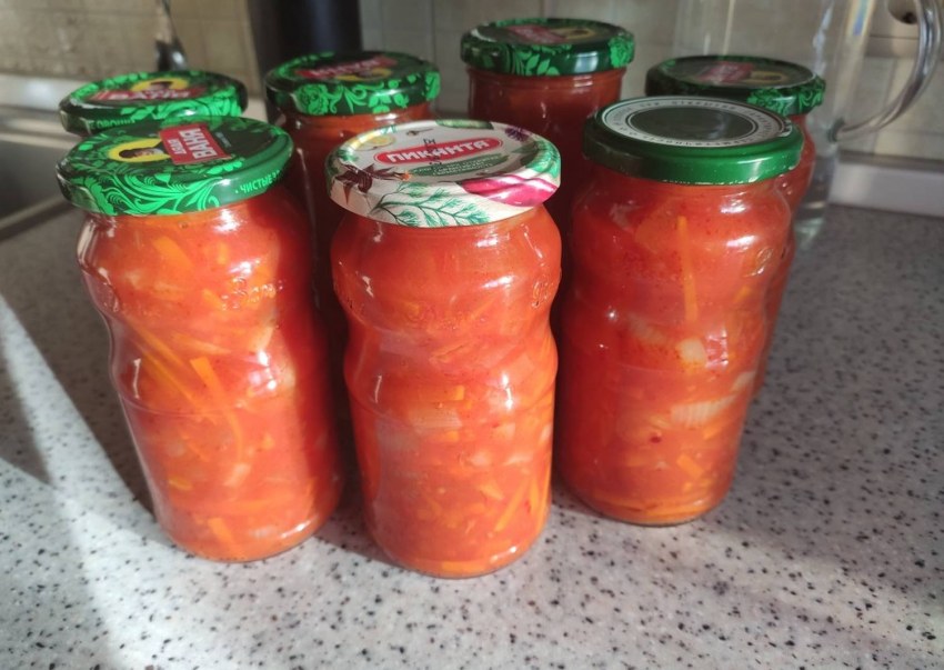 Лечо сморковью илуком
