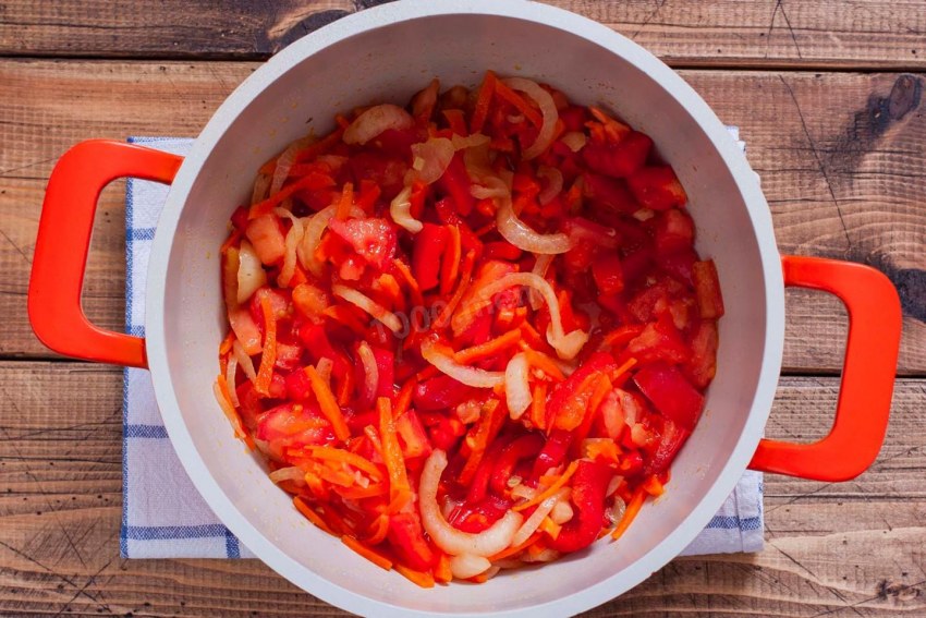 Лечо с морковью и перцем
