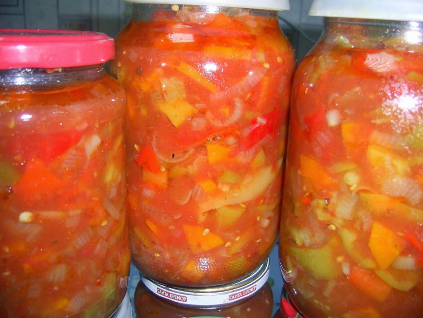 Лечо с болгарским перцем