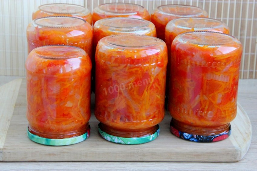 Лечо изперца морковь и лука