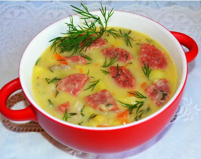 Итальянский суп с фасолью
