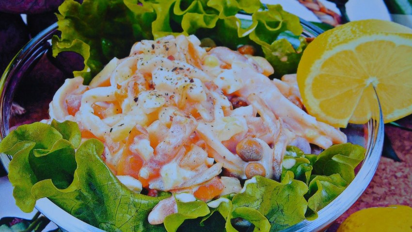 Салат "Форест" с кальмарами