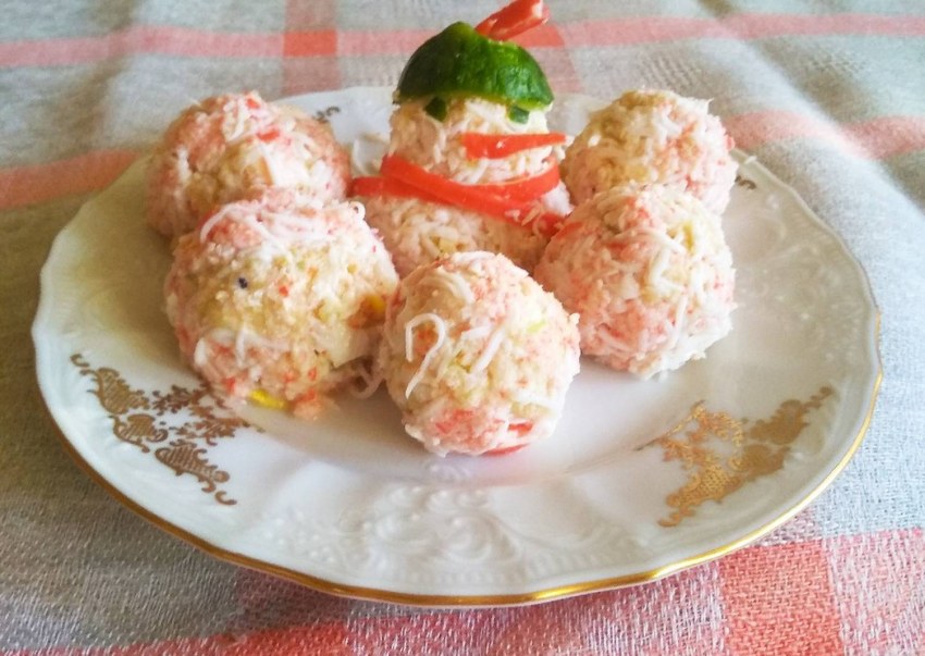 Закуска из криля