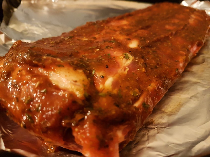 Свиные ребрышки BBQ