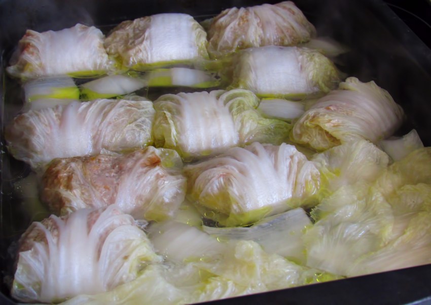 Капустные рулетики