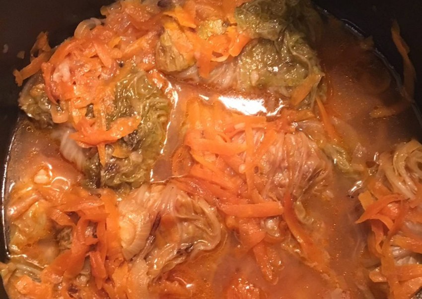 Голубцы из пекинской капусты с фаршем и рисом