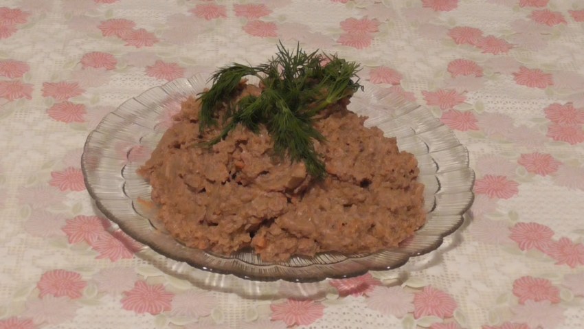 Печёночный паштет из куриной