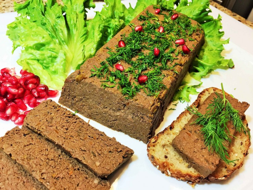 Печеночный паштет ,(куриной печени)