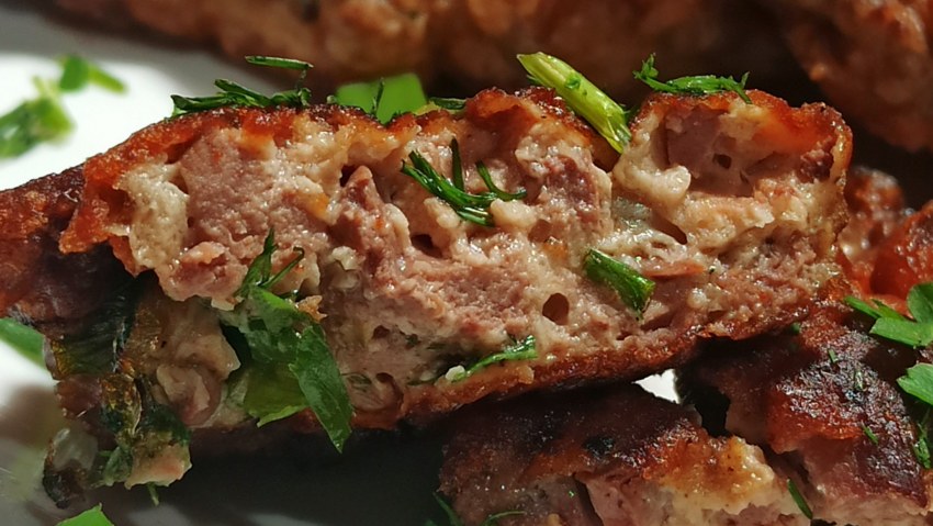 Печёночные котлеты из куриной печени