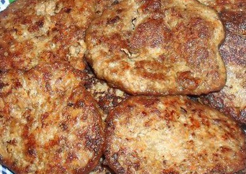 Печёночные оладьи из куриной печени