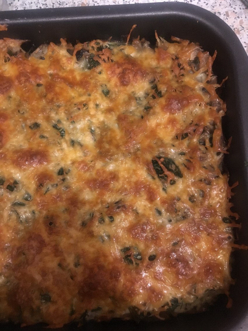 Запеканка с лисичками сыром
