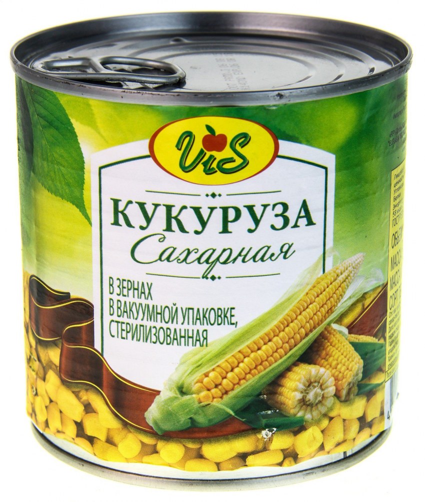 Кукуруза консервированная зерна