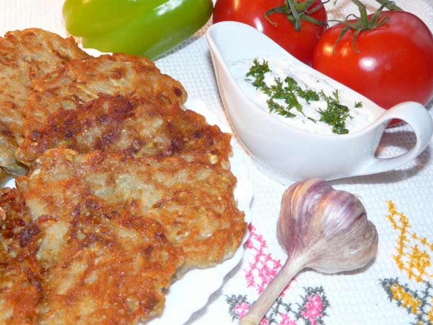 Кабачковые драники