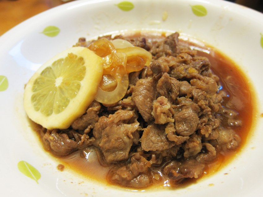Beef in Lemon