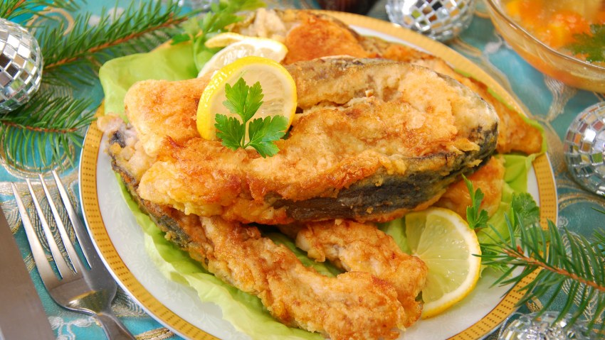 Рыбное филе в сырном кляре