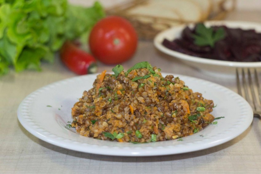 Гречка с овощами в мультиварке