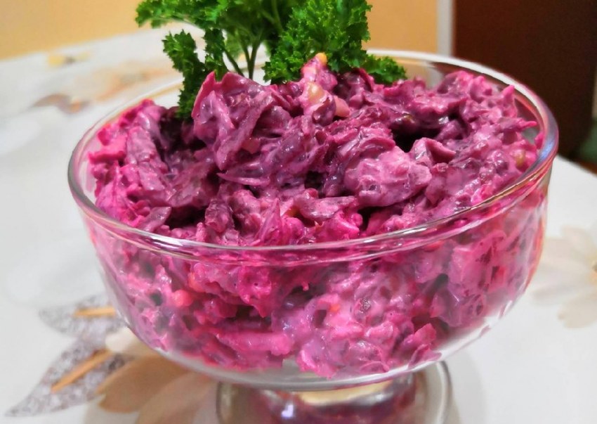 Свекла с кинзой