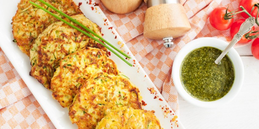 Оладьи с кабачками