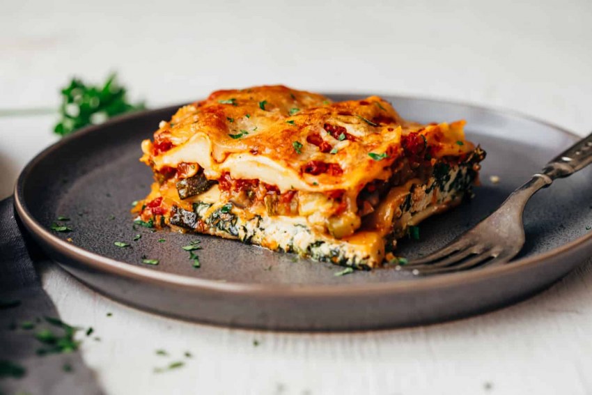 Лазанья с морепродуктами