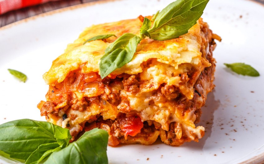 Лазанья мясная