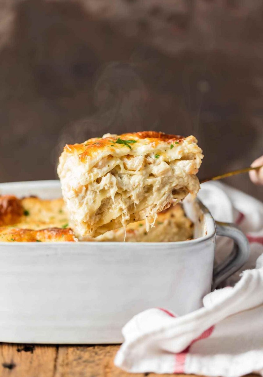 Лазанья с морепродуктами