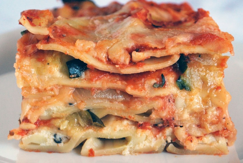 Лазанья с морепродуктами
