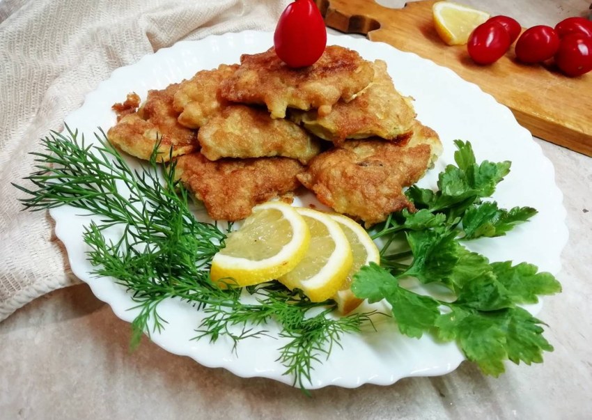 Кляр для рыбы минтай
