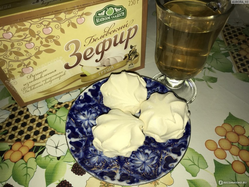 Зефир на агаре ванильный